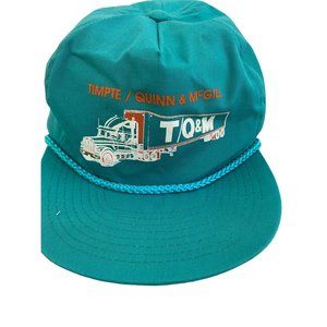 Vintage Timpte quinn mcgill trucking trucker hat cap
